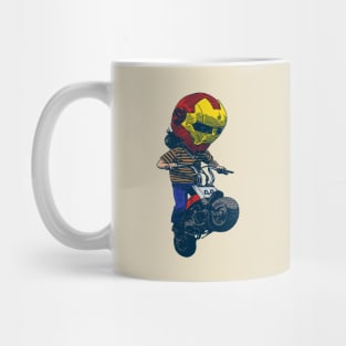 The Stunt-Riding Adventure of a Young Superhero Mug